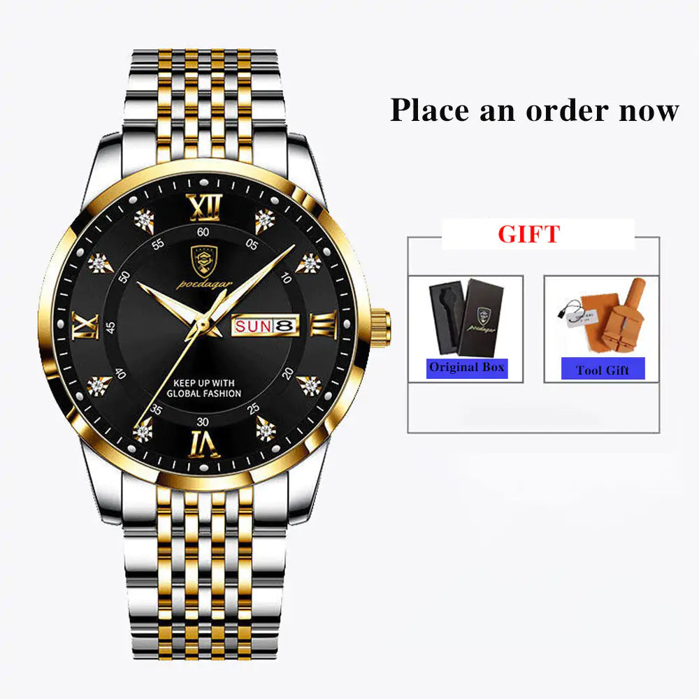 Men's  Stainless Steel Watch