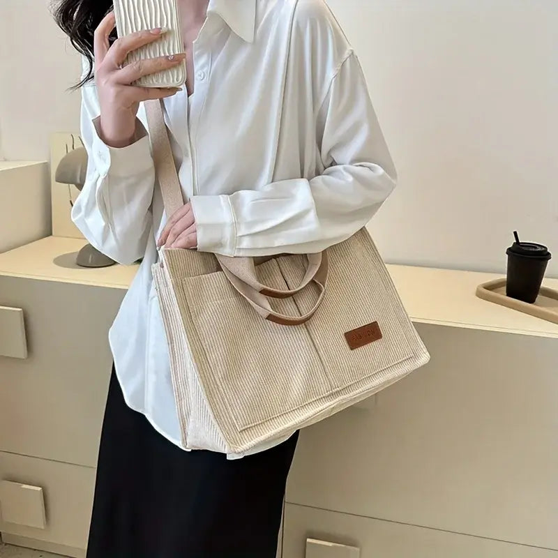 Women's Bag Handbag Corduroy