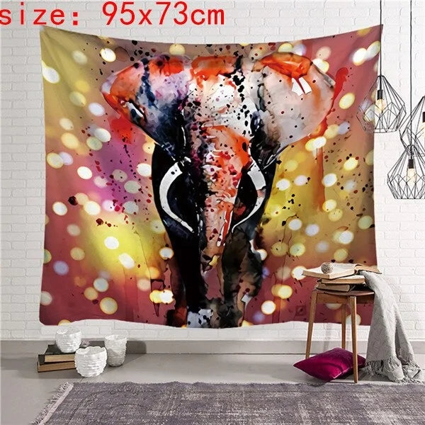 Elephant Mandala Tapestries