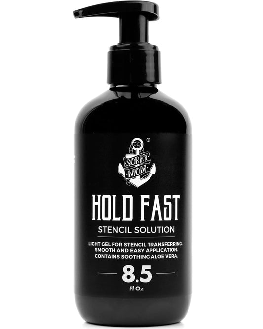 Sorry Mom Tattoo Stencil Gel Solution -Tattoo Transfer Gel for Clean Dark Stencils - HOLD FAST Tattoo Stencil Transfer Gel for Tattooing - Tattoo Gel & Tattoo Supplies Made by Professionals (8.5 oz)