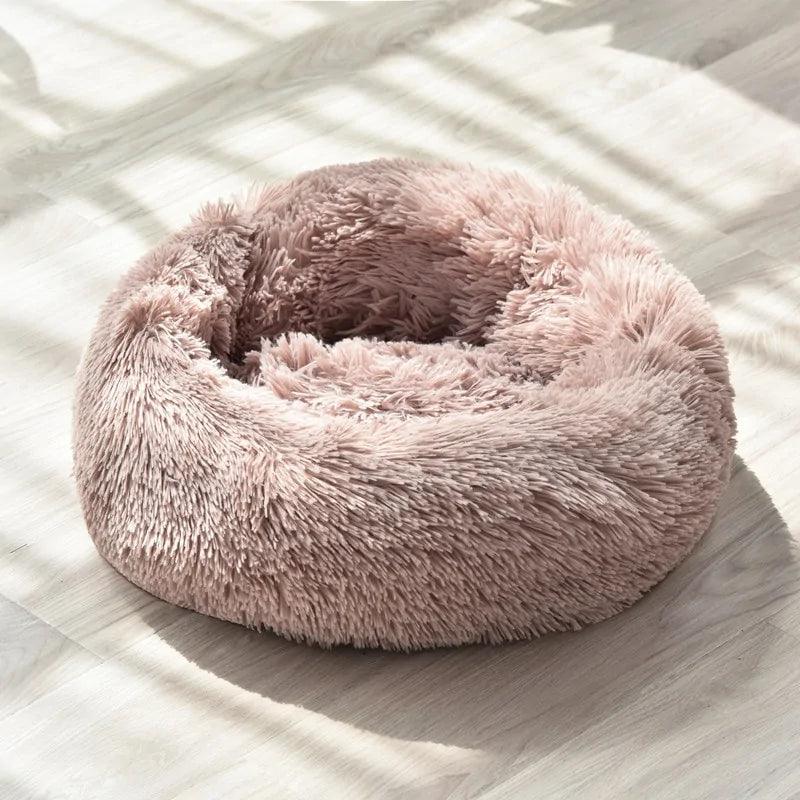 Plush Round Dog Bed