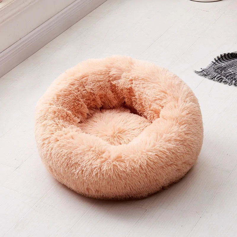 Plush Round Dog Bed