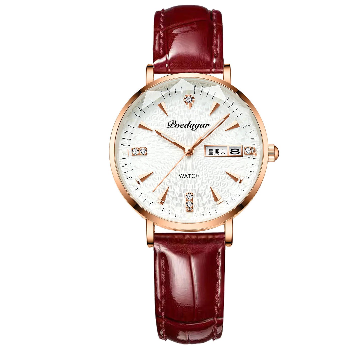 Women's Double Calendar Quartz Watch