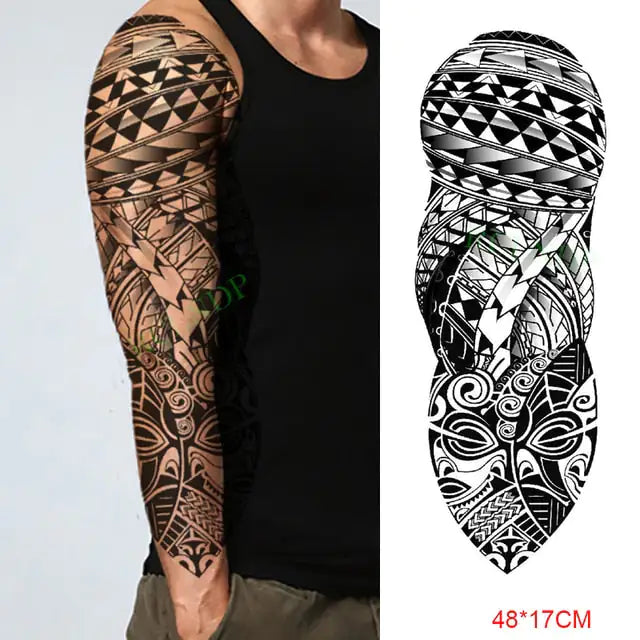 Full Arm Men's Tattoo