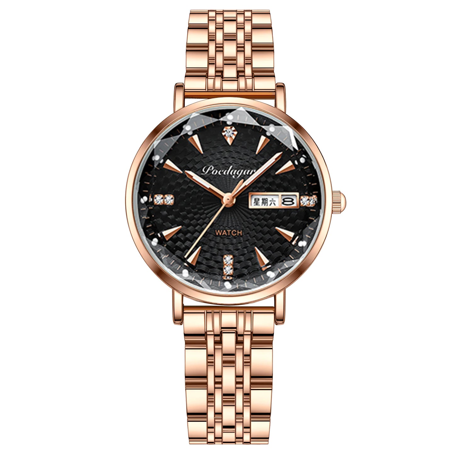 Women's Double Calendar Quartz Watch