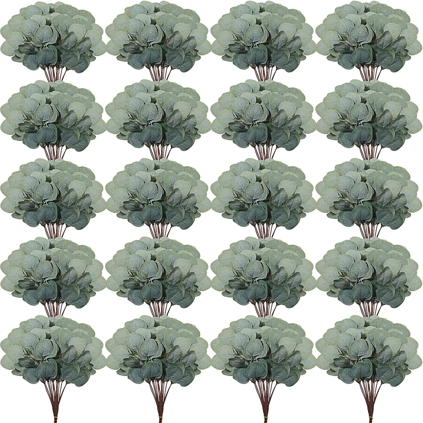 Artificial Eucalyptus Leaves for Wedding Eucalyptus Leaves Eucalyptus Stems Decor Greenery Eucalyptus Faux Stems Green Leaf Stems for Wedding Centerpiece Floral Home Decor 11 Inches (120 Pieces)