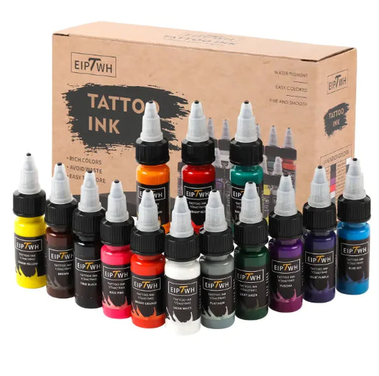 14 Colors Hardcover Tattoo Ink Tattoo Pigment 15ML