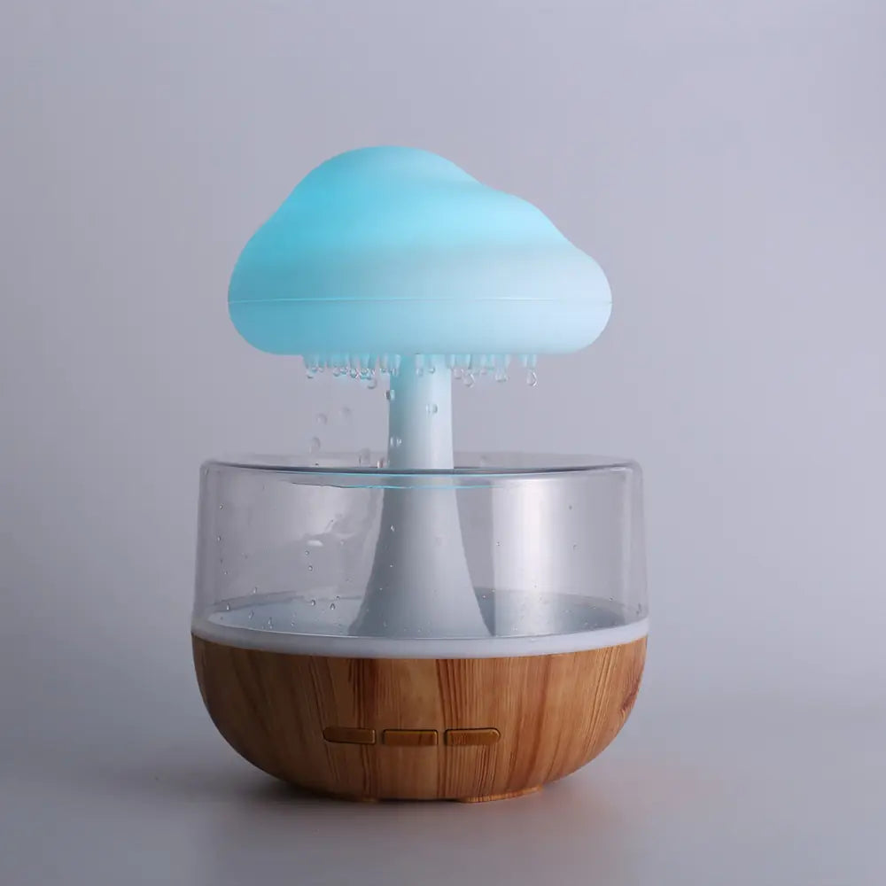 Weljoy Zen Rain Cloud Night Light Aromatherapy Essential Oil Diffuser