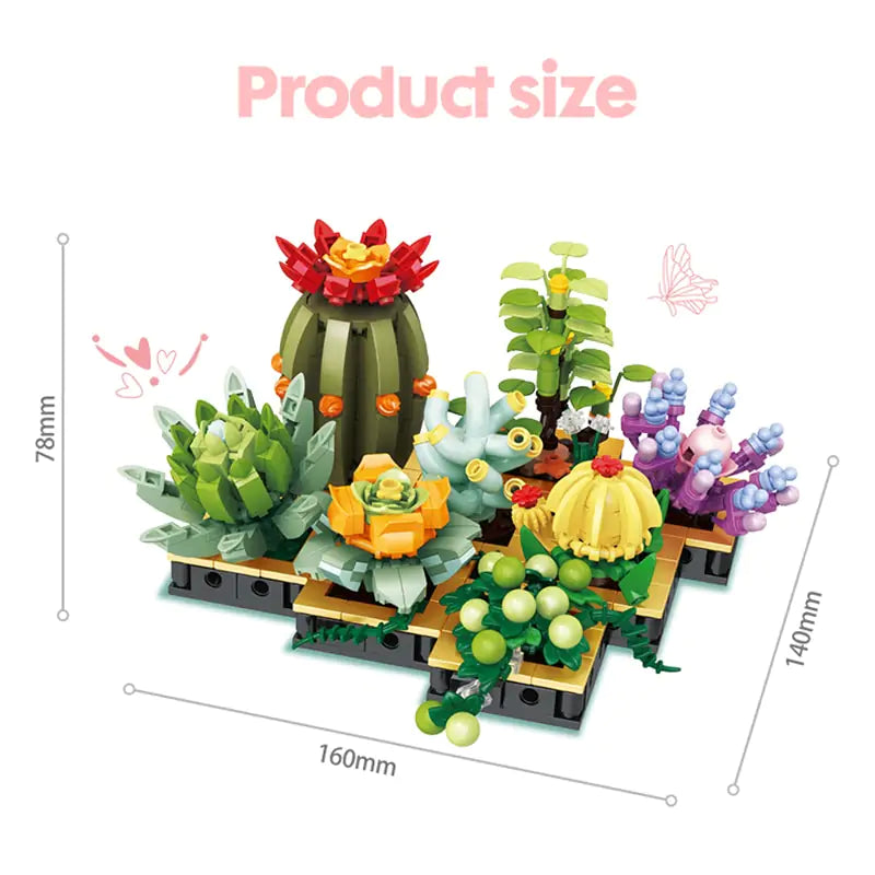 Mini Potted Plants Building Blocks