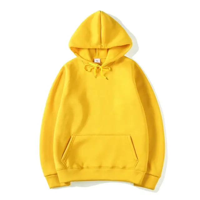 Oversize Solid Color Hoodie