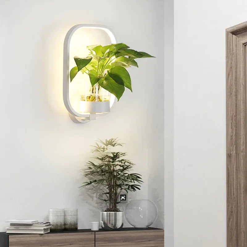 Modern Wall Plant LED Lamp