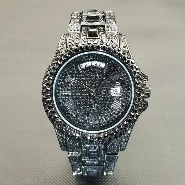 Men's Luxury Crystal Watches