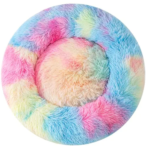 Small Dog Bed Pet Bed Cat Bed Donut Dog Bed Puppy Bed Cat Donut Kitten Beds Dog Sofa Dog Sofa Bed Small Cat Bed Pet Sofa Cute Dog Bed Donut Cat Bed Pet Bed Cat Small Pet Bed for 3Kg Pet