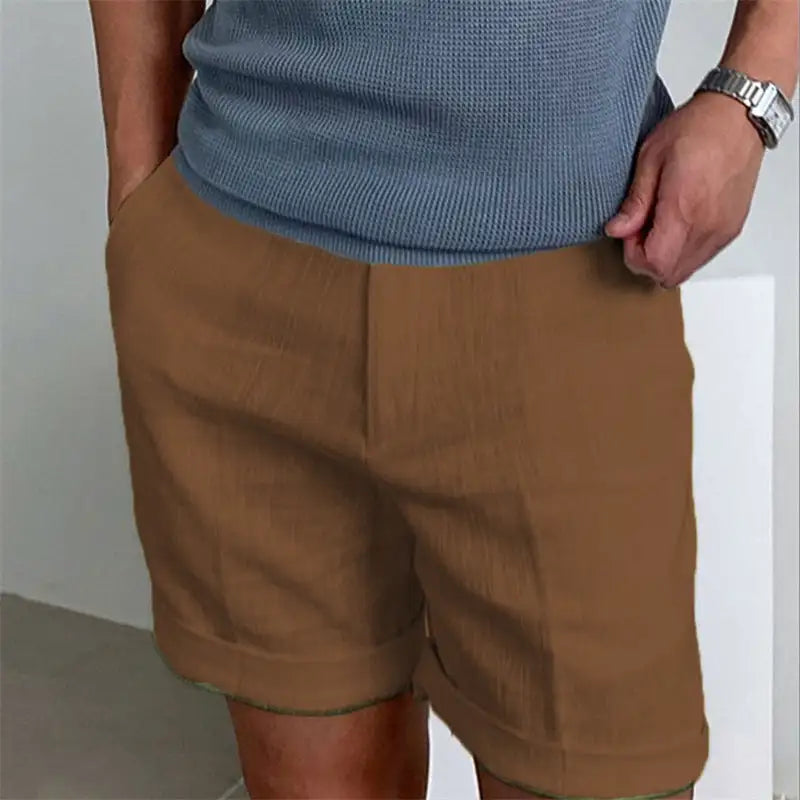 Men's Slant Pockets Workout Shorts