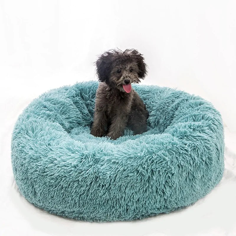 Plush Round Dog Bed