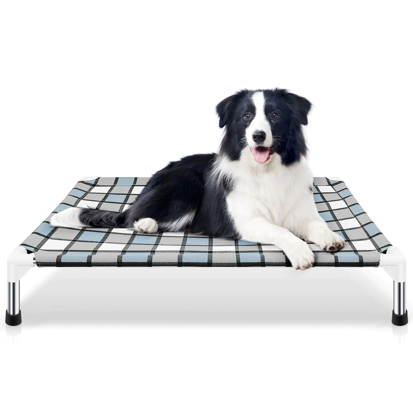 Elevated Dog Bed Raised Dog Bed - Outdoor Dog Bed Lifted Pet Bed Dog Cot for Medium Pet Taste Life Start with A Pet Bed