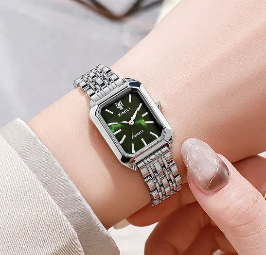 Square Steel Strap Women's Watch