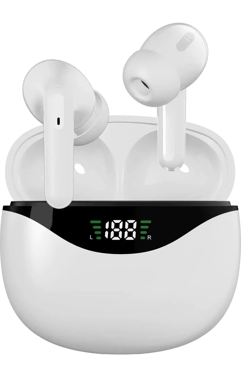 Wireless EarbudsAir Buds Pod Bluetooth 5.3 Headphones Noise Cancelling Air Bud Pro Stereo Earbud in-Ear Ear Buds Built-in Mic IPX7 Waterproof Earphones Sport Headsets for iPhone/Samsung/Android