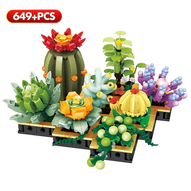 Mini Potted Plants Building Blocks